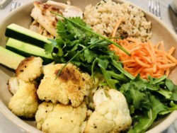 Buddah Bowls with Peanut Sauce